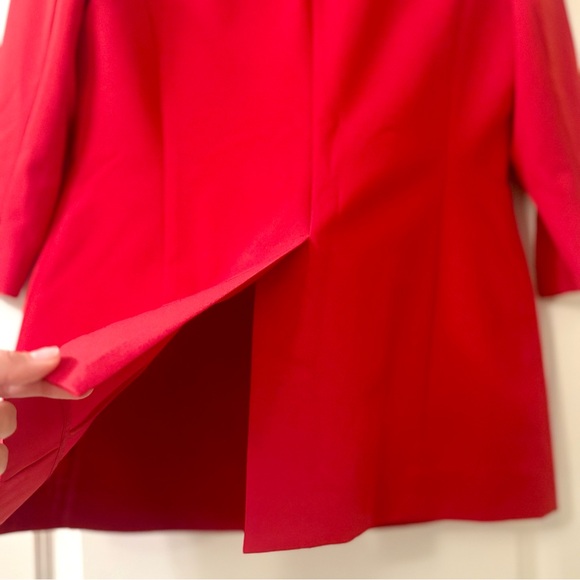 💋👠Red Blazer Structured Suit Jacket - Picture 8 of 8
